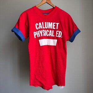 Russell Athletic Retro PE Gym Shirt Reversible Double Layer